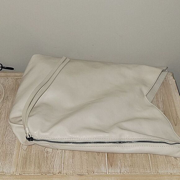 Laura Di Maggio convertible Bag Crossbody Shoulder  Off White Italian leather - Picture 6 of 11